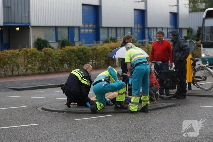 Fietser gewond na aanrijding met auto