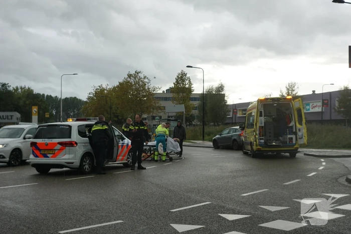 Fietser gewond na aanrijding met auto