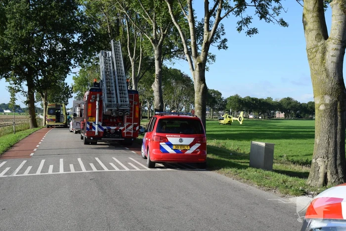 Bestuurder bestelbus overleden bij ongeval tegen boom