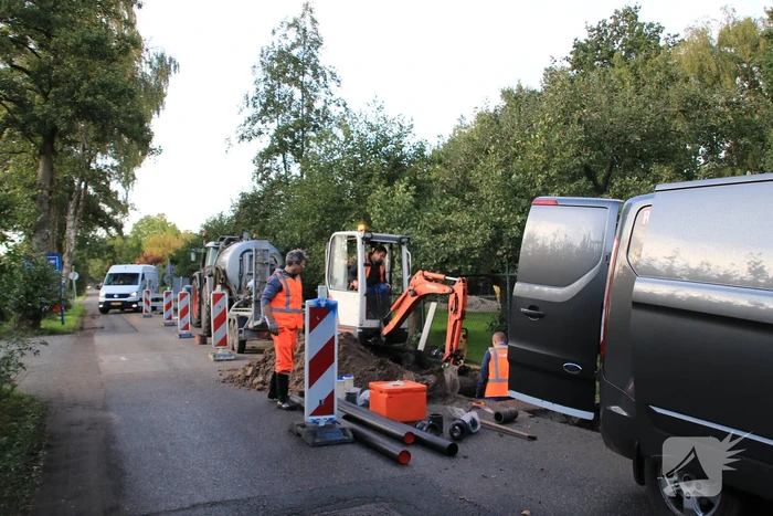 Kapotte riolering zorgt voor sinkhole