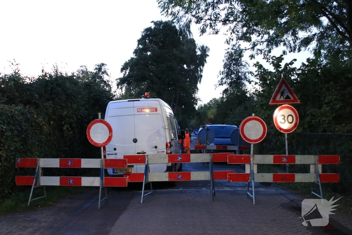 Kapotte riolering zorgt voor sinkhole