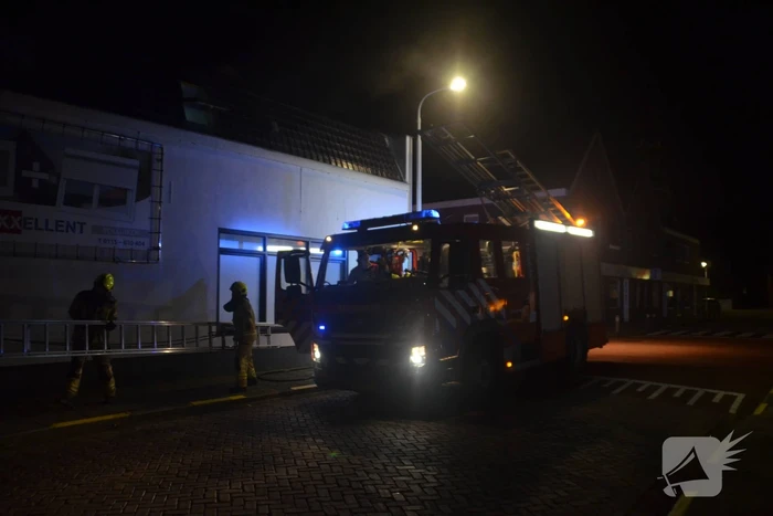 Oven vat vlam in woning