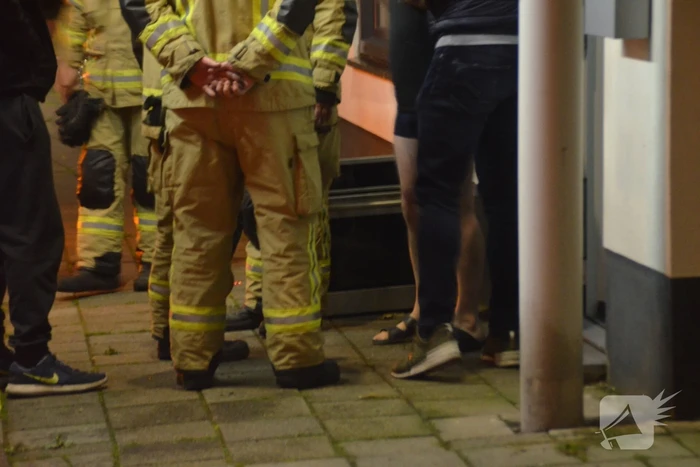 Oven vat vlam in woning