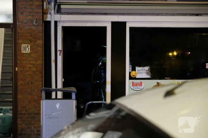 Brand in kebabzaak