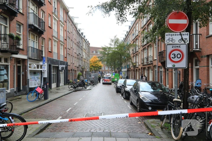 Straat afgezet na schietpartij