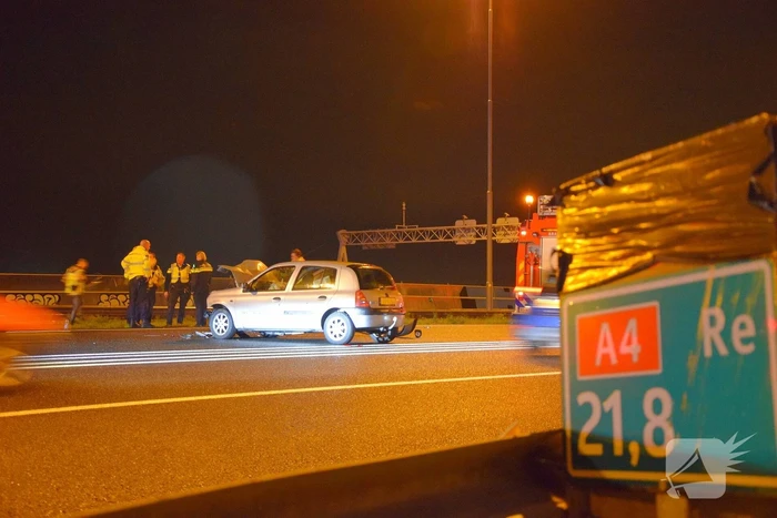 Extreme file na kettingbotsing op snelweg