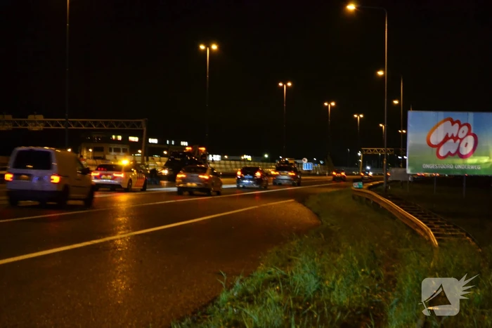 Extreme file na kettingbotsing op snelweg