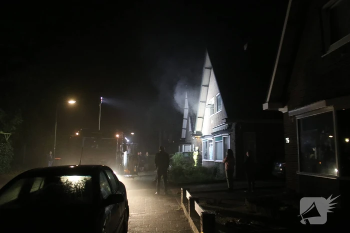 Flinke rookontwikkeling bij woningbrand