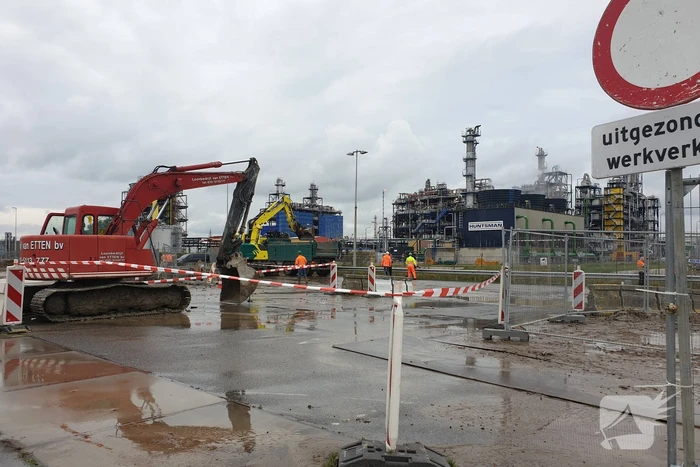 Enorm chaos bij kapot getrokken waterleiding