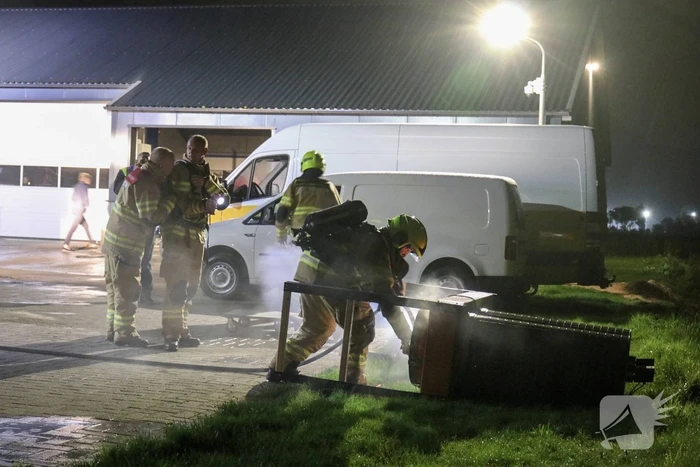 Brand bij houtbewerkingsbedrijf door broei