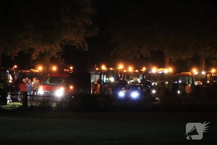 Flinke file en chaos door protesterende boeren