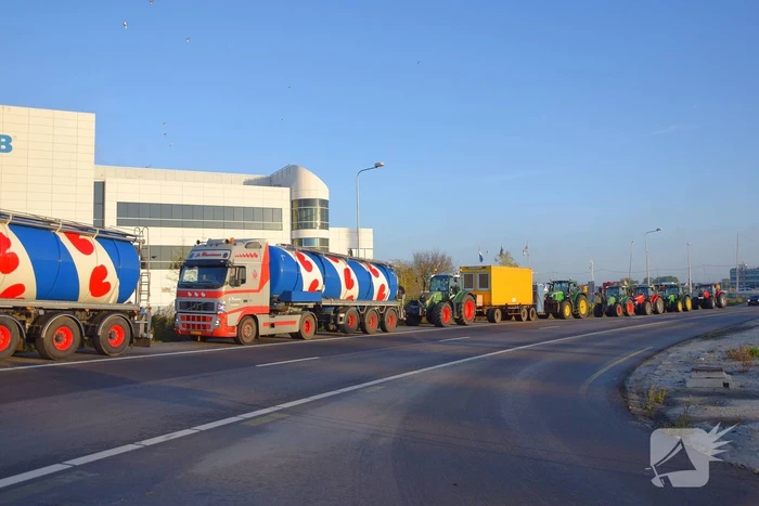 Verkeerschaos door boerenprotest
