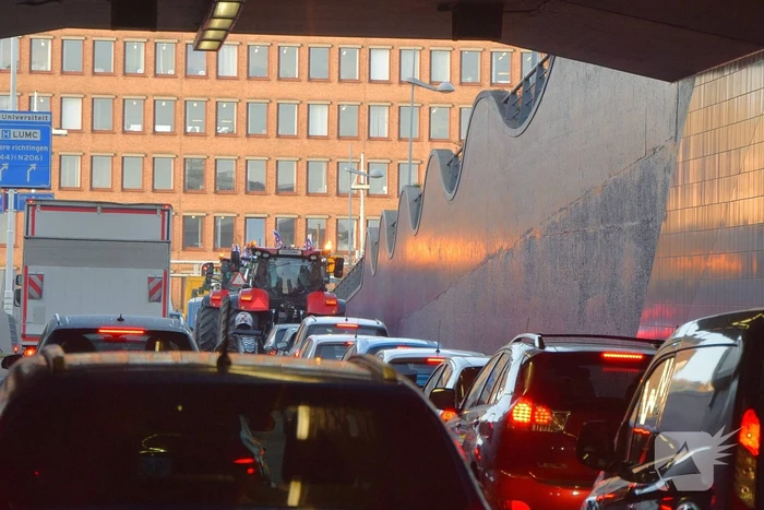 Verkeerschaos door boerenprotest
