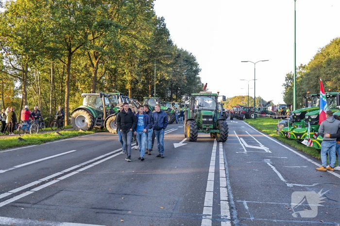 Bilthoven opslot door stikstof boerenprotest