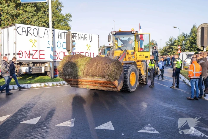 Bilthoven opslot door stikstof boerenprotest
