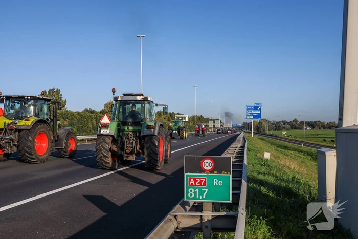 Bilthoven opslot door stikstof boerenprotest