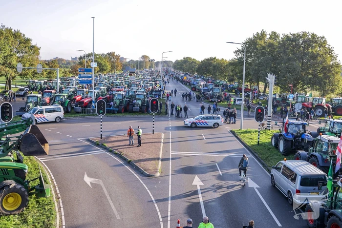 Bilthoven opslot door stikstof boerenprotest
