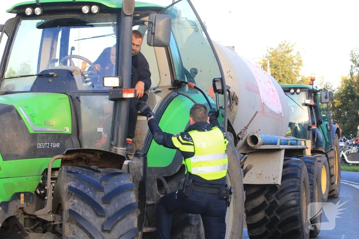 Bilthoven opslot door stikstof boerenprotest