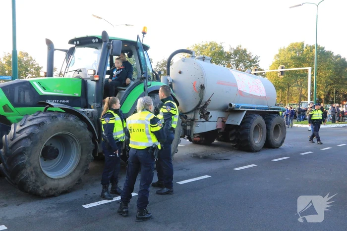 Bilthoven opslot door stikstof boerenprotest