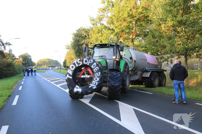 Bilthoven opslot door stikstof boerenprotest
