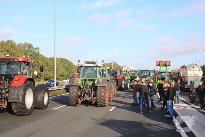 Bilthoven opslot door stikstof boerenprotest