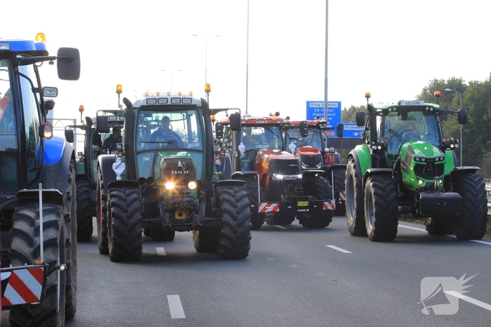 Bilthoven opslot door stikstof boerenprotest