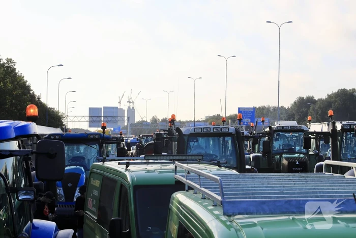 Bilthoven opslot door stikstof boerenprotest