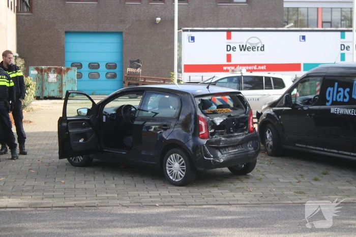 Flinke schade na kop staart aanrijding