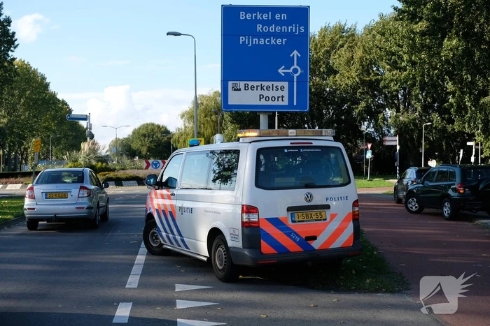Drie voertuigen betrokken bij kop-staart botsing