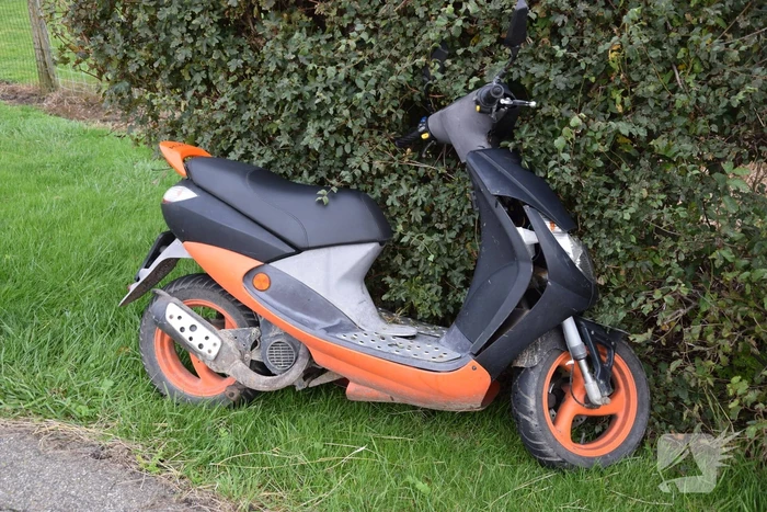 Gewonde na valpartij met scooter