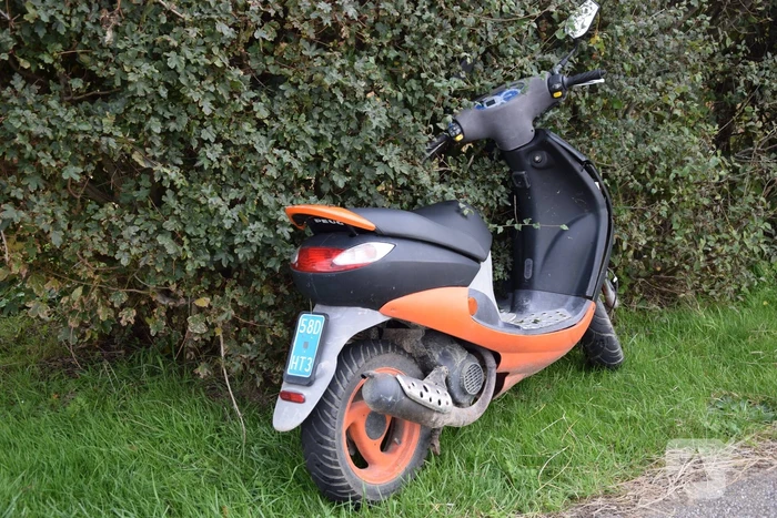 Gewonde na valpartij met scooter