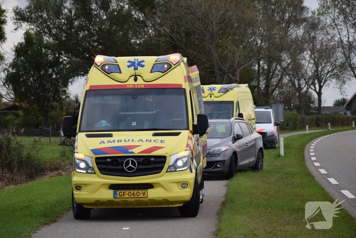Gewonde na valpartij met scooter