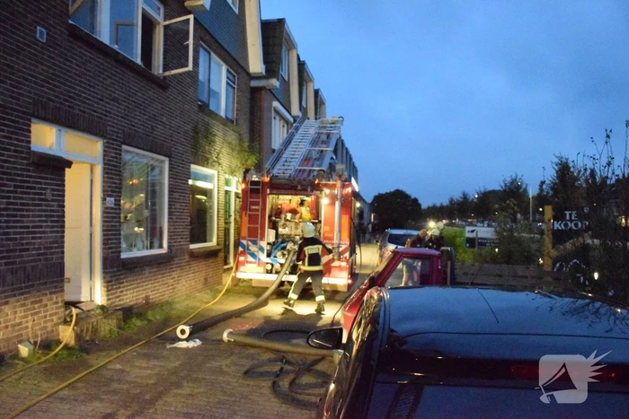 Veel schade na woningbrand