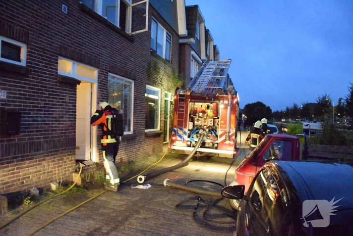 Veel schade na woningbrand