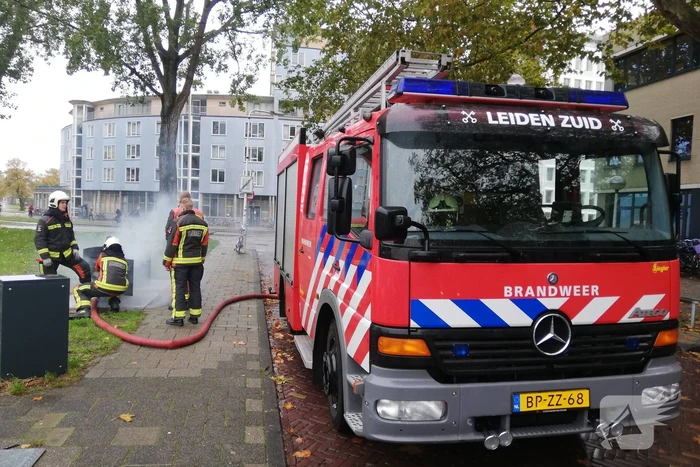 Brand in ondergrondse container Stationskwartier