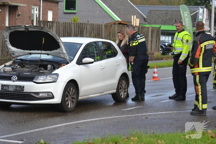 Rijbaan afgesloten na kop-staart aanrijding