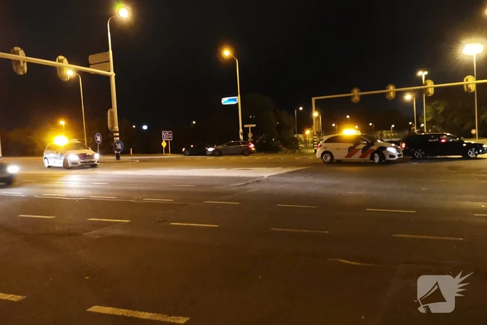 Flinke schade na botsing op kruising