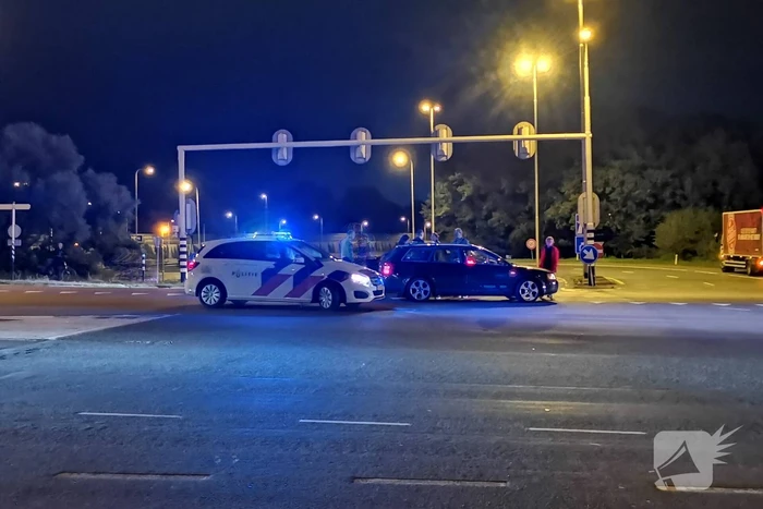 Flinke schade na botsing op kruising