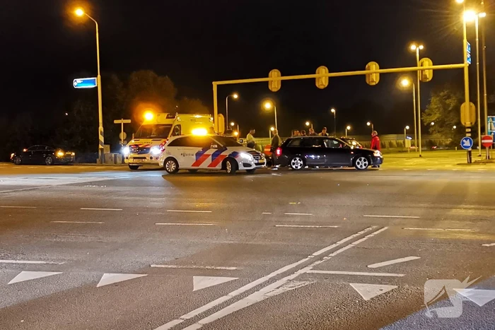 Flinke schade na botsing op kruising