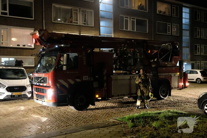 Flinke rookontwikkeling bij brand in flatwoning