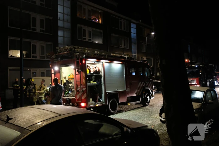Flinke rookontwikkeling bij brand in flatwoning