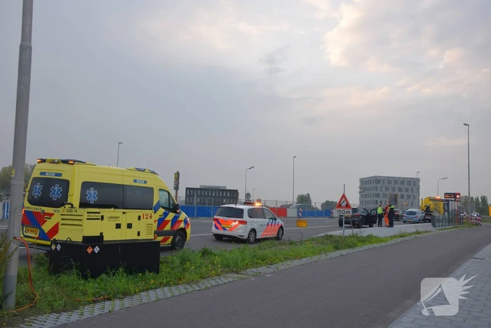 Schade na kop-staart aanrijding