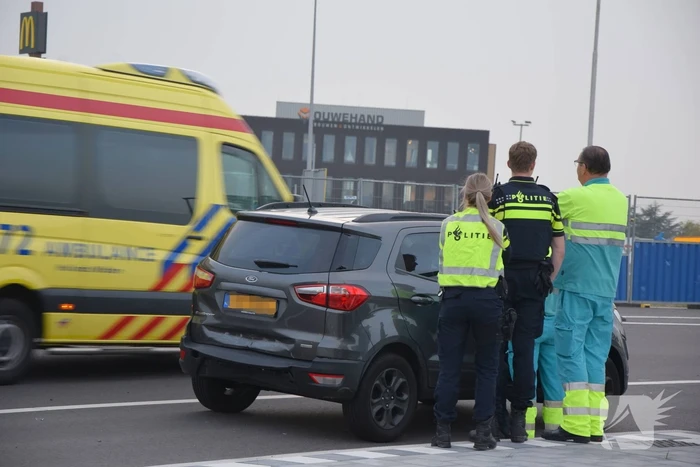 Schade na kop-staart aanrijding