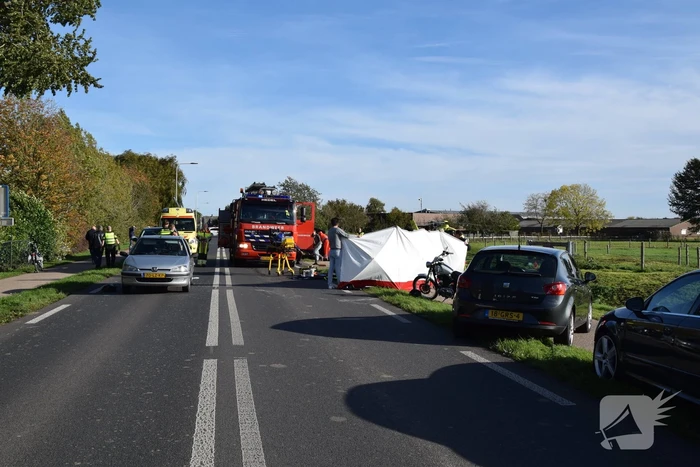 Gewonden na aanrijding met motor