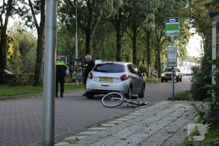 Fietser gewond na aanrijding met auto