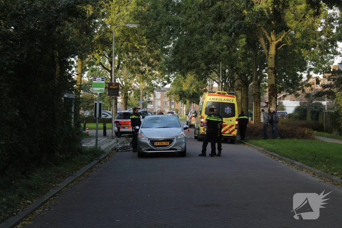 Fietser gewond na aanrijding met auto