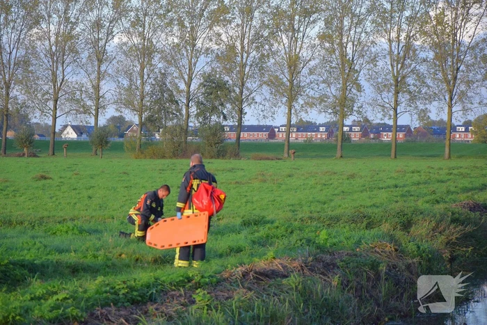 Hulpdiensten redden persoon uit water