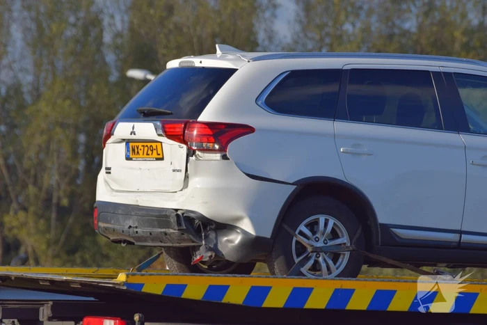 Flinke file na kop staart aanrijding