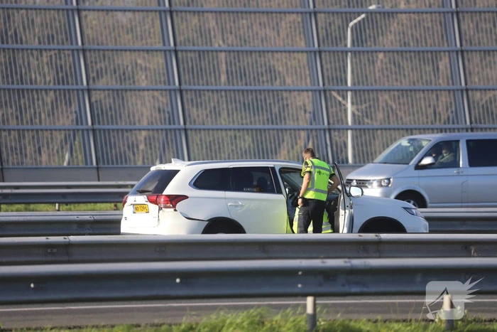 Flinke file na kop staart aanrijding