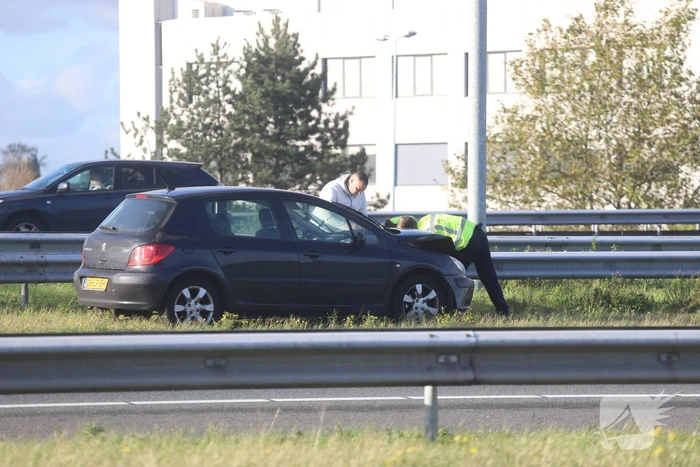 Flinke file na kop staart aanrijding